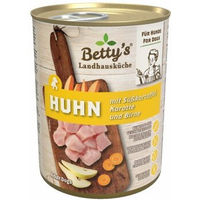 Produktbild von Betty's Landhausküche Hundefutter Huhn Stückchen in Sauce für Adult Sensitive mit hohem Fleischanteil 6x400 g - 6 x 400 g