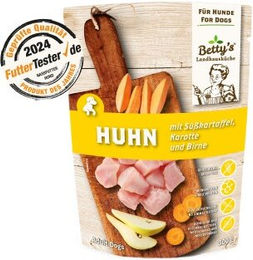 Betty's Landhausküche Hundefutter Huhn & Süsskartoffel Stückchen in Sauce für Adult 10x300 g - 10 x 300 g – Bild 1 von 2
