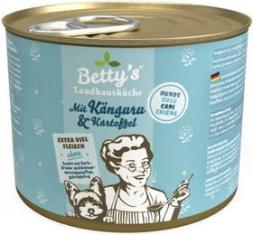 Betty's Landhausküche Hundefutter Känguru und Geflügel mit Kartoffel Getreidefrei Hoher Fleischanteil 6x200 g - 6 x 200 g – Bild 1 von 3