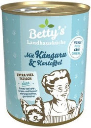 Betty's Landhausküche Hundefutter Känguru und Geflügel mit Kartoffel getreidefrei und mit hohem Fleischanteil 6x400 g - 6 x 400 g – Bild 1 von 3