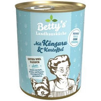 Produktbild von Betty's Landhausküche Hundefutter Känguru und Geflügel mit Kartoffel getreidefrei und mit hohem Fleischanteil 6x400 g - 6 x 400 g