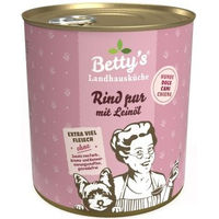 Produktbild von Betty's Landhausküche Hundefutter Rind Stückchen in Sauce Adult Getreidefrei Glutenfrei 6x800 g - 6 x 800 g