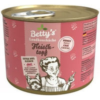 Produktbild von Betty's Landhausküche Hundefutter Rind Stückchen in Sauce getreidefrei 6x200 g - 6 x 200 g