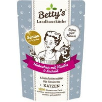 Produktbild von Betty's Landhausküche Hundefutter Senior Hühnchen mit Kürbis Stückchen in Sauce 12 x 100g - 12 x 100 g