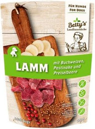 Betty's Landhausküche Hundefutter Sensitive Lamm Stückchen in Sauce Adult 10x300 g – Bild 1 von 3