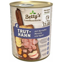 Produktbild von Betty's Landhausküche Hundefutter Truthahn in Sauce getreidefrei und glutenfrei 6x400 g - 6 x 400 g