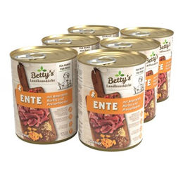 Betty's Landhausküche Hundeverkostung Ente Stückchen in Sauce Adult Getreidefrei Glutenfrei 6x400 g - 6 x 400 g – Bild 1 von 2
