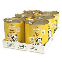 Produktbild von Betty's Landhausküche Hundeverpflegung Pute Stückchen in Sauce Adult 6 x 800 g - 6 x 800 g