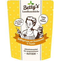 Produktbild von Betty's Landhausküche Katze Adult Geflügel Light Monoprotein Frischebeutel 250 g