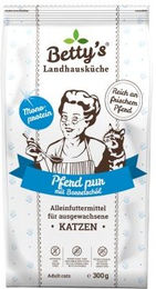 Betty's Landhausküche Katze Trockenfutter Pferd pur getreidefrei monoprotein sensitive 300 g – Bild 1 von 1