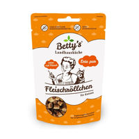 Produktbild von Betty's Landhausküche Katzen Leckerli Fleischröllchen Ente pur 10 x 50 g