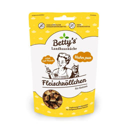 Betty's Landhausküche Katzen Leckerli Fleischröllchen Huhn pur 50 g – Bild 1 von 1