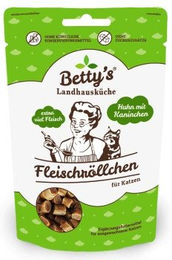 Betty's Landhausküche Katzen Leckerli Fleischröllchen Huhn und Kaninchen 10x50g – Bild 1 von 2