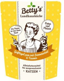 Betty's Landhausküche Katzen Nassfutter Geflügel Adult 6x250 g – Bild 1 von 3