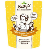 Produktbild von Betty's Landhausküche Katzen Nassfutter Geflügel Adult 6x250 g
