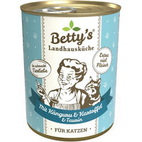 Produktbild von Betty's Landhausküche Katzen Nassfutter Känguru mit Geflügel und Kartoffeln Stückchen in Sauce Adult 6 x 400 g - 6 x 400 g