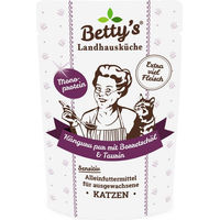 Produktbild von Betty's Landhausküche Katzen Nassfutter Känguru pur Monoprotein Sensitive Stückchen in Sauce 12x 100 g - 12 x 100 g
