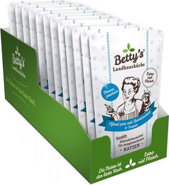 Betty's Landhausküche Katzen Nassfutter Pferd pur mit Borretschöl Sensitive Adult 12 x 100 g – Bild 1 von 1