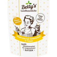 Produktbild von Betty's Landhausküche Katzenfutter Adult Huhn pur mit Borretschöl monoproteinisch ohne Konservierungsstoffe 250 g