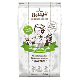 Produktbild von Betty's Landhausküche Katzenfutter Adult Kaninchen pur getreidefrei monoprotein 1,4 kg