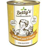 Produktbild von Betty's Landhausküche Nassfutter Katze Geflügel mit Stückchen in Sauce 400 g - 6 x 400 g