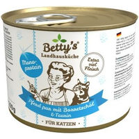 Produktbild von Betty's Landhausküche Pferd Pur Stückchen in Sauce für Pferde Adult Hypoallergen Monoprotein 6x200 g