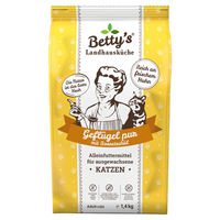 Produktbild von Betty's Landhausküche Trockenfutter Geflügel pur Adult für Katzen 1,4 kg mit hohem Fleischanteil
