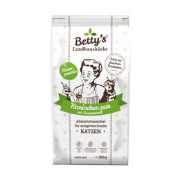 Produktbild von Betty's Landhausküche Trockenfutter Kaninchen pur für Katzen Adult getreidefrei monoprotein 300 g