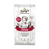 Produktbild von Betty's Landhausküche Trockenfutter Rind pur für erwachsene Katzen mit hohem Fleischanteil 300 g