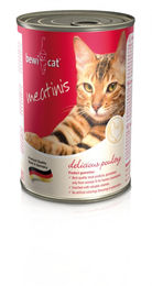 Bewi-Cat Meatinis Katzenfutter Geflügel für Adult mit hohem Fleischanteil 12 x 400g - 12 x 400 g – Bild 1 von 2