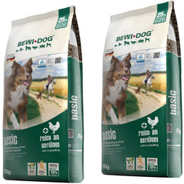 Bewi Dog Basic Trockenfutter für Hunde Adult weizenfrei 2 x 25 kg – Bild 1 von 3