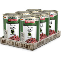 Produktbild von Bewi Dog Fleischkost für Hunde mit Wild