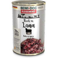 Produktbild von Bewi Dog Fleischkost für Hunde Adult Lamm 6x400g