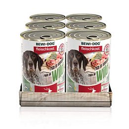 Bewi Dog Hund Nassfutter Wild Getreidefrei 6 x 800 g Dosen – Bild 1 von 2