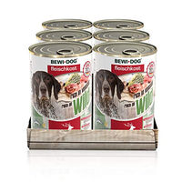 Produktbild von Bewi Dog Hund Nassfutter Wild Getreidefrei 6 x 800 g Dosen