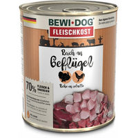 Produktbild von Bewi Dog Hunde-Fleischkost Geflügel für Adult 6x800g