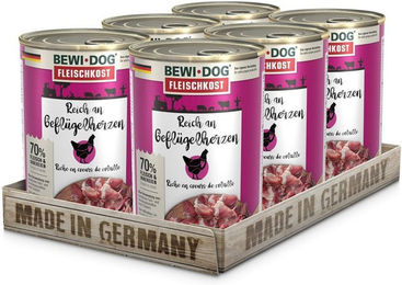 Bewi Dog Hundefleischkost mit Geflügelherzen – Bild 1 von 1