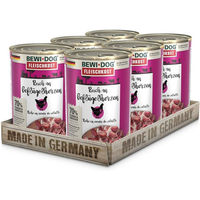 Produktbild von Bewi Dog Hundefleischkost mit Geflügelherzen