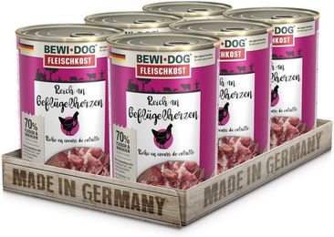 Bewi Dog Hundefleischkost mit Geflügelherzen – Bild 1 von 1