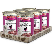 Produktbild von Bewi Dog Hundefleischkost mit Geflügelherzen
