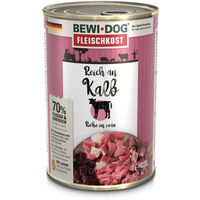 Produktbild von BEWI DOG Hundefutter Adult Stückchen in Sauce mit Kalb getreidefrei 6x400g - 6 x 400 g