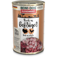 Produktbild von Bewi Dog Hundefutter Fleischkost Geflügel für Adult 6x400g