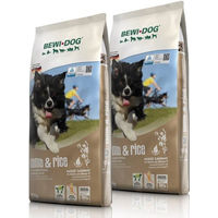 Produktbild von Bewi Dog Hundefutter Lamm und Geflügel mit Reis für alle Altersstufen 2x 12,5kg