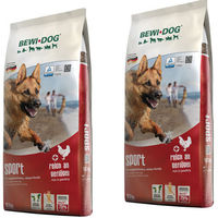 Produktbild von Bewi Dog Sport Trockenfutter Geflügel für erwachsene Hunde ohne Weizen 2 x 12,5 kg