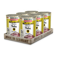 Produktbild von Bewital Bewi Dog Hunde-Fleischkost mit Huhn 800g - 6 x 800 g