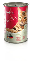 Bewital Meatinis Katzenfutter Wild Adult mit hohem Fleischanteil 12 x 400g - 12 x 400 g – Bild 1 von 2