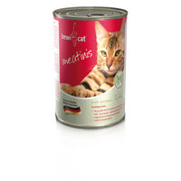 Produktbild von Bewital Meatinis Katzenfutter Wild Adult mit hohem Fleischanteil 12 x 400g - 12 x 400 g