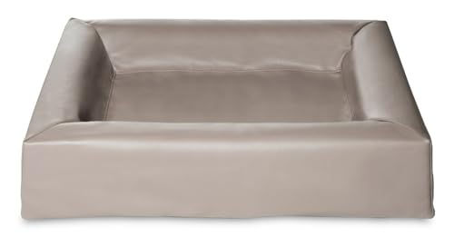 Bia Hundebett Original aus Kunstleder in Taupe 70 x 85 x 15 cm – Bild 1 von 3