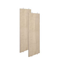 Produktbild von BigDean 2er Set Katzenkratzbrett aus Sisal XXL Wandkratzbrett 80cm Beige