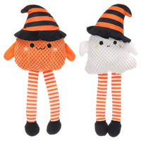 Produktbild von Binni Flamingo Hundespielzeug Halloween Plüsch Orange 20 x 7,5 x 36 cm